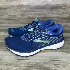 Brooks Ghost 12 Running Shoe Womens Size 7 Blue 1203051B413 Sneaker